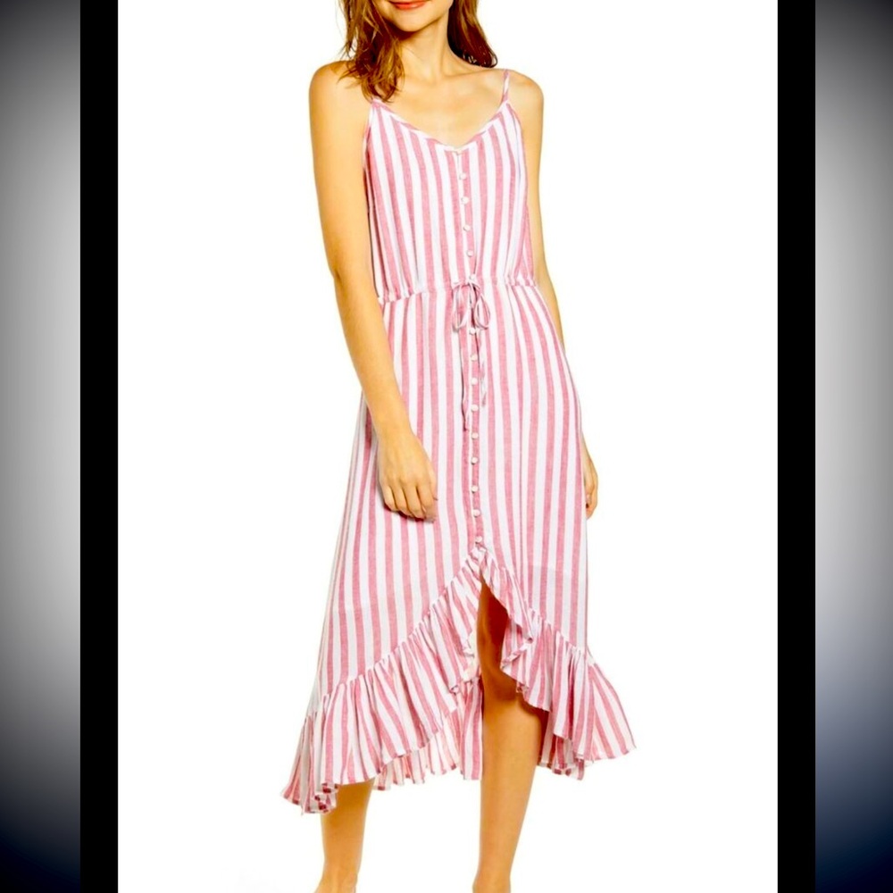 Rails Freida Striped Linen Blend Dress